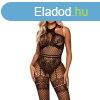 LEG AVENUE HÁLÓS BODYSTOCKING EGY MÉRET - FEKETE