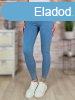 Alakformáló, világoskék farmer leggings S-XL-ig