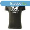 DRAGOWA fitness póló muscle army original, oliv 180g/m2
