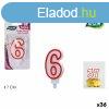 Gyertya kszlet Algon Piros (36 Rgysg) MOST 7781 HELYETT 43