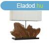 Asztali lámpa Home ESPRIT Vas teakfa 60 X 20 X 55 cm MOST 20