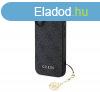 GUESS 4G CHARMS műanyag telefonvédő (textil hátlap, telefond
