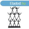 Dekoratv Figura Fekete Alumnium 36 x 8 x 70 cm MOST 55115 