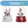 Karácsonyi dísz DKD Home Decor Gyanta Kristály Télapó (2 pcs