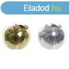 Diszkógömb DKD Home Decor Ezüst színű Aranysŕrga Gyanta Alma