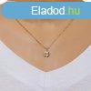 14K srga arany medl ? fnyes ngylevel lhere egy kerek c