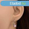 Flbeval 925-s ezstbl - kerek pink cirknia akasztn, 6 