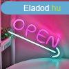 Nyitva LED-es Neonreklám