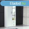 Drohmo Romana 80 gardrbszekrny, 80x205x52 cm, tkrrel, fe