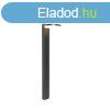 Modern kltri lllmpa fekete 80 cm, IP44 LED-del - Esmee