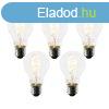 5 db okos E27 LED izz szett A60 4,9W 380lm 2700K