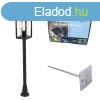 ll kltri lmpa, fekete 100 cm fldelt tskvel s kbelh