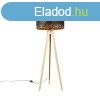 Modern lllmpa fa szvet leoprd rnyk 50 cm - Tripod Cla