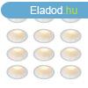 12 db-os beépíthető spotlámpa szett fehér GU10 35 mm IP44 - 