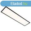 Modern LED panel fekete 100 cm, beptett LED-del, meleg fn