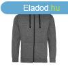 Just Hoods Uniszex pulver kontrasztos szn cipzrral kapuc