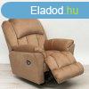 Elektromos fotel Melon vilgosbarna microszlas szvet krpi