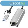 Logilink USB-A/-C to 2,5G Ethernet adapter Grey