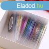 10 tekercs vegyes szn cskoz szalagok vonal, ntapad mat