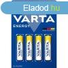Elem AAA mikro LR03 Energy 4 db/csomag, Varta