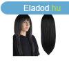 Fekete hossz parka nknek - divatos frizurkhoz, cosplayho