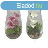 Dekor nvny Home ESPRIT PVC Kristly 15 x 15 x 25 cm (2 egy
