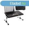 Laptop asztal hűtőventilátorral és összecsukható funkcióval