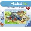 Ravensburger Dolgos mindennapok 2 x 12 db puzzle