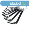 Imbuszkulcs Kszlet Jetech Tool 1,5 - 10 mm 9 pcs MOST 6992 
