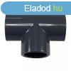 PVC-U T-idom 40-40-40mm, ragaszthat nyomcs idom