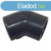 PVC-U 45v idom 50mm, ragaszthat nyomcs idom