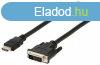 Nagy Sebessg Hdmi Kbel HDMI Csatlakoz - DVI-D 24+1p Ts 