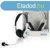 Headset Flre Illeszked 2x 3.5 mm Beptett Mikrofon Fekete