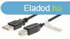 USB 2.0 Kbel A Dugasz - B Dugasz 1.00 m Fekete
